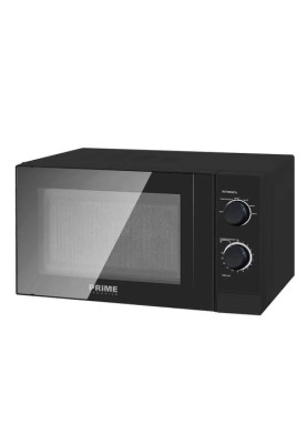 Мікрохвильова піч PRIME Technics PMW 20715 KB, Black, 700W, 20 л, звичайна, 5 рівнів потужності, управління поворотні перемикачі