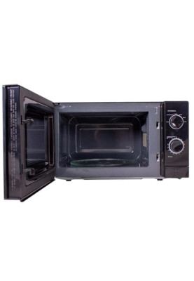 Мікрохвильова піч PRIME Technics PMW 20715 KB, Black, 700W, 20 л, звичайна, 5 рівнів потужності, управління поворотні перемикачі