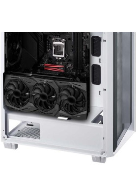 Корпус ADATA XPG CRUISER White, без БЖ, Mid Tower, для EATX / ATX / Micro-ATX / Mini-ITX / CEB / EEB, 3x120 мм XPG VENTO ARGB, VGA до 380 мм / CPU до 170 мм, бічна панель із загартованого скла 4 мм (CRUISERST-WHCWW)