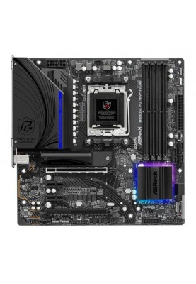 Материнська плата AM5 ASRock B650M PG Riptide, B650, 4xDDR5, Int.Video (CPU), 4xSATA3, 2xM.2, 2xPCI-E 4.0 16x, 2xPCI-E 3.0 1x, ALC897, RTL8125BG, 9xUSB3.2/8xUSB2.0, HDMI/DP, CrossFire, MicroATX