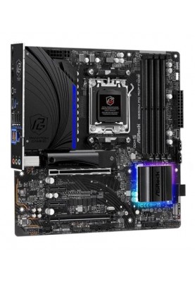 Материнська плата AM5 ASRock B650M PG Riptide, B650, 4xDDR5, Int.Video (CPU), 4xSATA3, 2xM.2, 2xPCI-E 4.0 16x, 2xPCI-E 3.0 1x, ALC897, RTL8125BG, 9xUSB3.2/8xUSB2.0, HDMI/DP, CrossFire, MicroATX