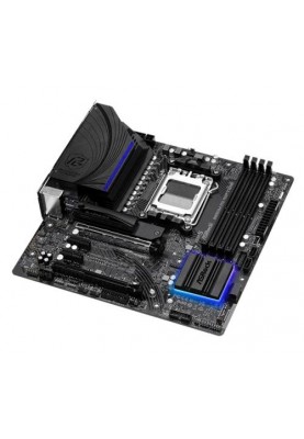 Материнська плата AM5 ASRock B650M PG Riptide, B650, 4xDDR5, Int.Video (CPU), 4xSATA3, 2xM.2, 2xPCI-E 4.0 16x, 2xPCI-E 3.0 1x, ALC897, RTL8125BG, 9xUSB3.2/8xUSB2.0, HDMI/DP, CrossFire, MicroATX