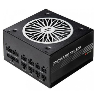 Блок живлення Chieftec 650W GPX-650FC "PowerUP", модульний, 80+ Gold, Active PFC, 3xMolex/9xSATA/2x6+2-pin/2x4+4-pin/1x20+4, 120 мм, AFC/OCP/OPP/OTP/OVP/