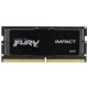 Пам'ять SO-DIMM, DDR5, 16Gb, 5600 MHz, Kingston Fury Impact, 1.1V, CL40 (KF556S40IB-16)
