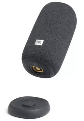 Колонка портативна 1.0 JBL Link Portable Grey, 20 Bт, Bluetooth/Wi-Fi, живлення від акумулятора, IPX7 (JBLLINKPORGRY)