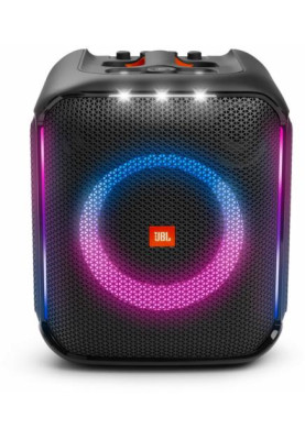 Колонка портативна JBL Partybox Encore, Black, 100 Вт, Bluetooth, полікарбонат/метал, керування зверху, мікрофон, IPX4 (JBLPBENCORE1MICEP)