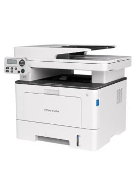БФП лазерний ч/б A4 Pantum BM5100ADW, White, WiFi, 1200x1200 dpi, дуплекс, до 40 стор/хв, дворядковий РК-екран, USB / Lan, картридж TL-5120 / DL-5120