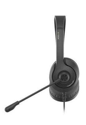 Навушники A4Tech Fstyler FH100i Stone Black, мікрофон, Mini jack 4-Pin (3.5 мм), накладні, кабель 1.8 м