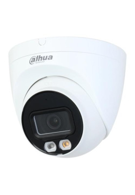 IP камера Dahua DH-IPC-HDW2449T-S-IL (3.6 мм), 4 МП, WizSense, f=3.6 мм, день/ніч, ІЧ підсвічування 30 м, H.265, H.264, H.264H, Smart H.265+, Smart H.264+, Micro SD 256 Гб, RJ-45, PoE, IP67, 101×Φ110 мм, 370 г