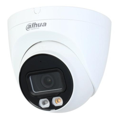 IP камера Dahua DH-IPC-HDW2449T-S-IL (3.6 мм), 4 МП, WizSense, f=3.6 мм, день/ніч, ІЧ підсвічування 30 м, H.265, H.264, H.264H, Smart H.265+, Smart H.264+, Micro SD 256 Гб, RJ-45, PoE, IP67, 101×Φ110 мм, 370 г