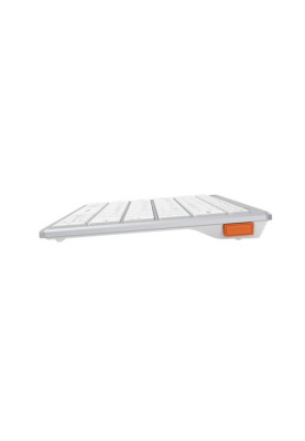 Клавіатура бездротовa A4tech FBX51C White, Bluetooth/2.4 ГГц, Fstyler Compact Size keyboard, USB, 300 мАгод