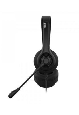 Навушники A4Tech HU-8, Black, USB, поворотний мікрофон з шумозаглушенням, динаміки 40 мм, 100 дБ, 32 Ом, 1.8 м