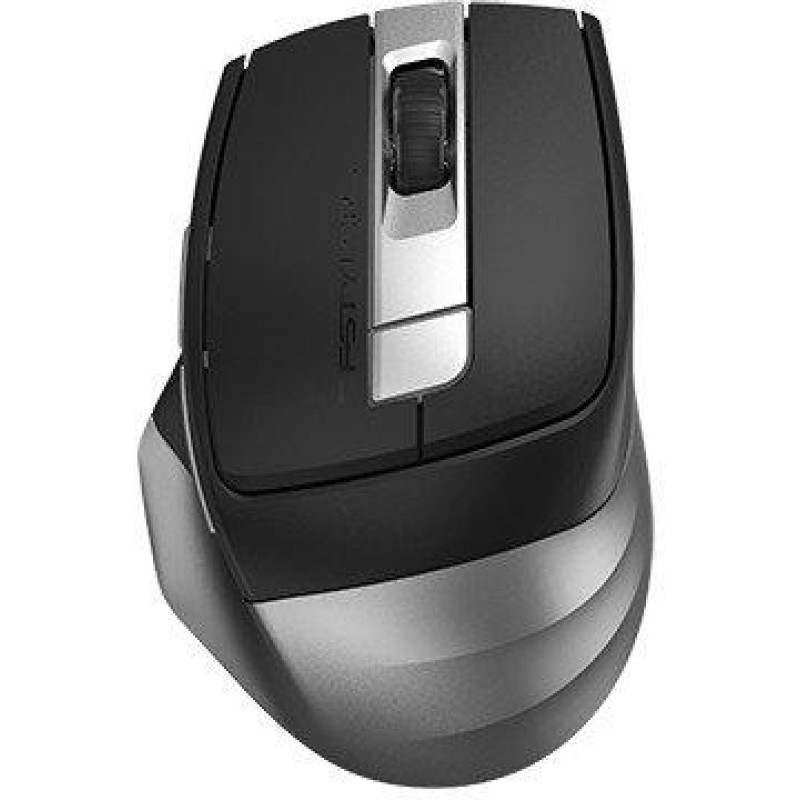 Миша A4Tech Fstyler FB35CS, Smoky Grey, USB, бездротова безшумна, оптична, BT+RF (Combo), 1200/1600/2000/2400 dpi, 125 Hz, 6 кнопок, вбудований Li акумулятор