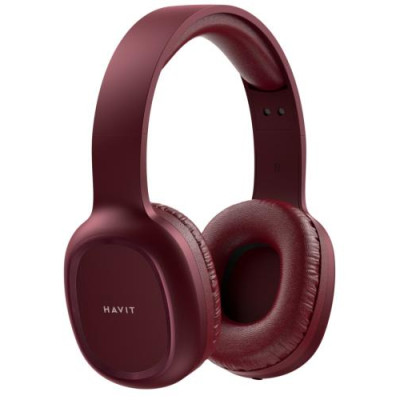 Навушники Havit HV-H2590BT PRO Red, Bluetooth V4.2, AUX, Micro SD Card, Fm, USB, 200mAh