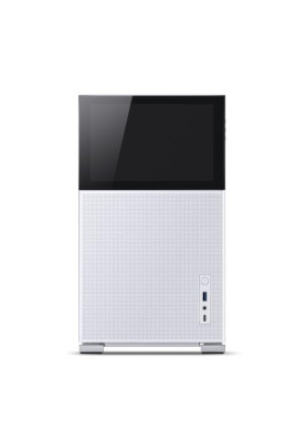Корпус Jonsbo D31 MESH SCREEN, White, без БЖ, Mini Tower, для Micro ATX / DTX / Mini ITX, 8" TFT екран (1280x800, 60 Гц), CPU до 168 мм / VGA до 400 мм, бічна панель із загартованого скла