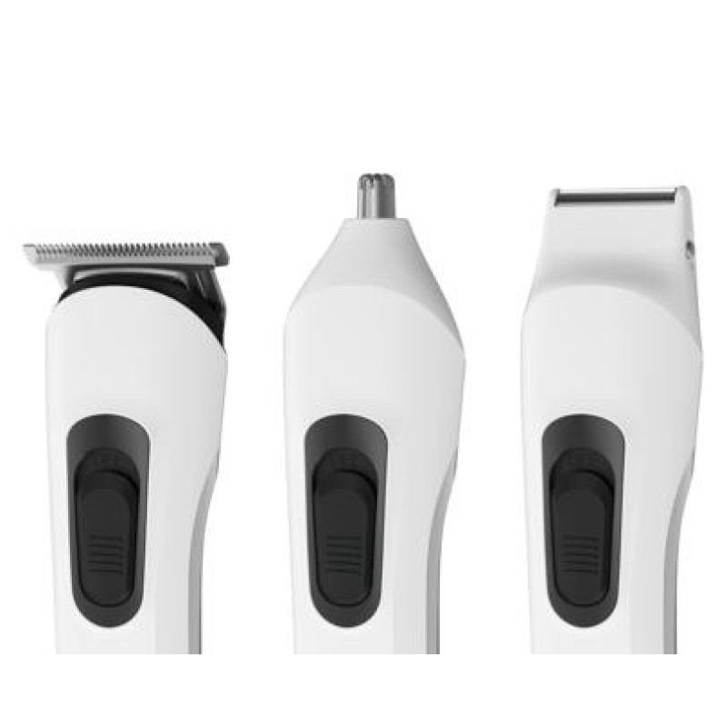 Тример Rowenta EASY TN8961F4, White, 8 насадок, сумочка для зберігання, волога очистка, стрижка вологого волосся, акумулятор, індикатор зарядки