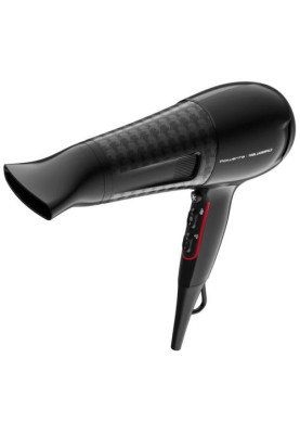 Фен Rowenta POWERLINE KARL LAGERFELD CV591LF0, Black, 2100W, 2 швидкості, 3 режими, іонізація, дифузор, концентратор, DC двигун