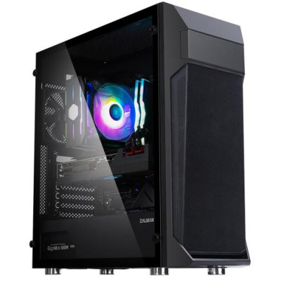 Корпус Zalman Z1 Plus Black, без БЖ, ATX / Micro ATX / Mini ITX, USB2.0 x 1, USB3.0 x 2, 2x3.5mm, 5.25 x 4, 3.5 x 5, 2.5 x 1