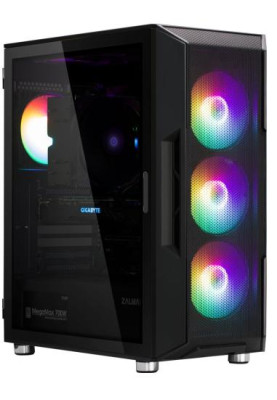 Корпус Zalman i3 NEO, Black, Mid Tower, без БЖ, для ATX / Micro ATX / Mini ITX, 2xUSB 3.0 / 1xUSB 2.0, макс. CPU - 162 мм / VGA - 355 мм, 4x120 мм RGB, бічна панель із загартованого скла