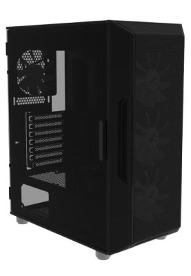 Корпус Zalman i3 NEO, Black, Mid Tower, без БЖ, для ATX / Micro ATX / Mini ITX, 2xUSB 3.0 / 1xUSB 2.0, макс. CPU - 162 мм / VGA - 355 мм, 4x120 мм RGB, бічна панель із загартованого скла