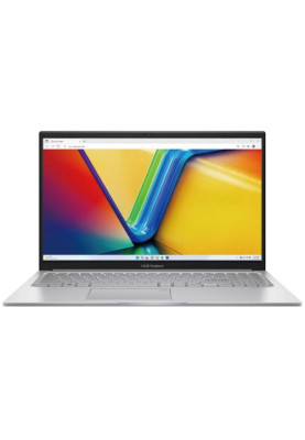 Ноутбук 15" Asus VivoBook 15 X1504ZA-BQ066 (90NB1022-M002X0) Silver 15.6" FullHD 1920x1080 матовий, Intel Core i5-1235U 1.3-4.4GHz, RAM 16GB, SSD 512GB, Intel Iris Xe Graphics, підсвічування клавіатури