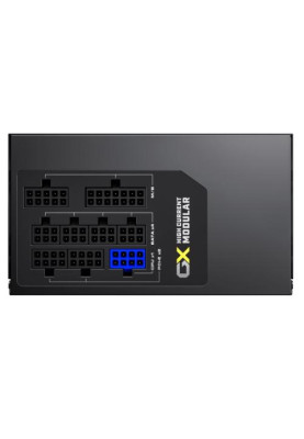 Блок живлення 650 Вт, GameMax GX-650, Black, модульний, 80+ Gold, Active PFC, 12 см, 3xMolex / 6xSATA / 4x6+2-pin / 2x4+4-pin / 1x20+4-pin, захист OVP / UVP / OCP / OLP / OPP / SCP