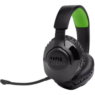 Навушники JBL Quantum 360X Wireless for XBOX, Black, Bluetooth/радіоканал, мікрофон, акумулятор, динаміки 40 мм (JBLQ360XWLBLKGRN)