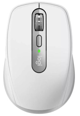 Миша бездротова Logitech MX Anywhere 3S for Business, Pale Grey, Bluetooth / USB 2.4GHz, оптична, 200 - 8000 dpi, 6 кнопок, акумулятор 500 mAh (910-006959)