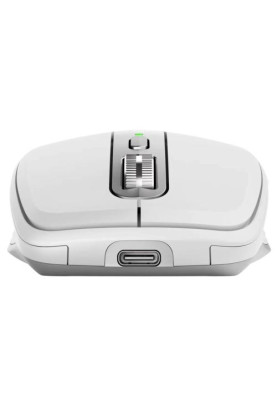 Миша бездротова Logitech MX Anywhere 3S for Business, Pale Grey, Bluetooth / USB 2.4GHz, оптична, 200 - 8000 dpi, 6 кнопок, акумулятор 500 mAh (910-006959)