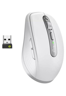 Миша бездротова Logitech MX Anywhere 3S for Business, Pale Grey, Bluetooth / USB 2.4GHz, оптична, 200 - 8000 dpi, 6 кнопок, акумулятор 500 mAh (910-006959)