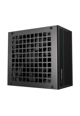 Блок живлення 600 Вт, Deepcool PF600, Black, 80+ Standard, Active PFC, 12 см, 2xMolex / 6xSATA / 4x6+2-pin / 2x4+4-pin / 20+4-pin, захист: OPP/OVP/SCP/UVP, ATX12V V2.4 (R-PF600D-HA0B-EU)