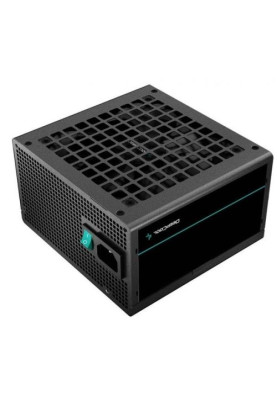 Блок живлення 750 Вт, Deepcool PF750, Black, 80+ Standard, Active PFC, 12 см, 2xMolex / 6xSATA / 4x6+2-pin / 2x4+4-pin / 20+4-pin, захист: OPP/OVP/SCP/UVP, ATX12V V2.4 (R-PF750D-HA0B-EU)