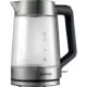 Електрочайник Gorenje K17GED, Steel, 2200W, 1.7л, cкло/нерж сталь, індикатор рівня води