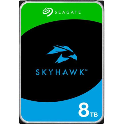 Жорсткий диск 3.5" 8Tb Seagate SkyHawk, SATA3, 256Mb, 5400 rpm (ST8000VX010)