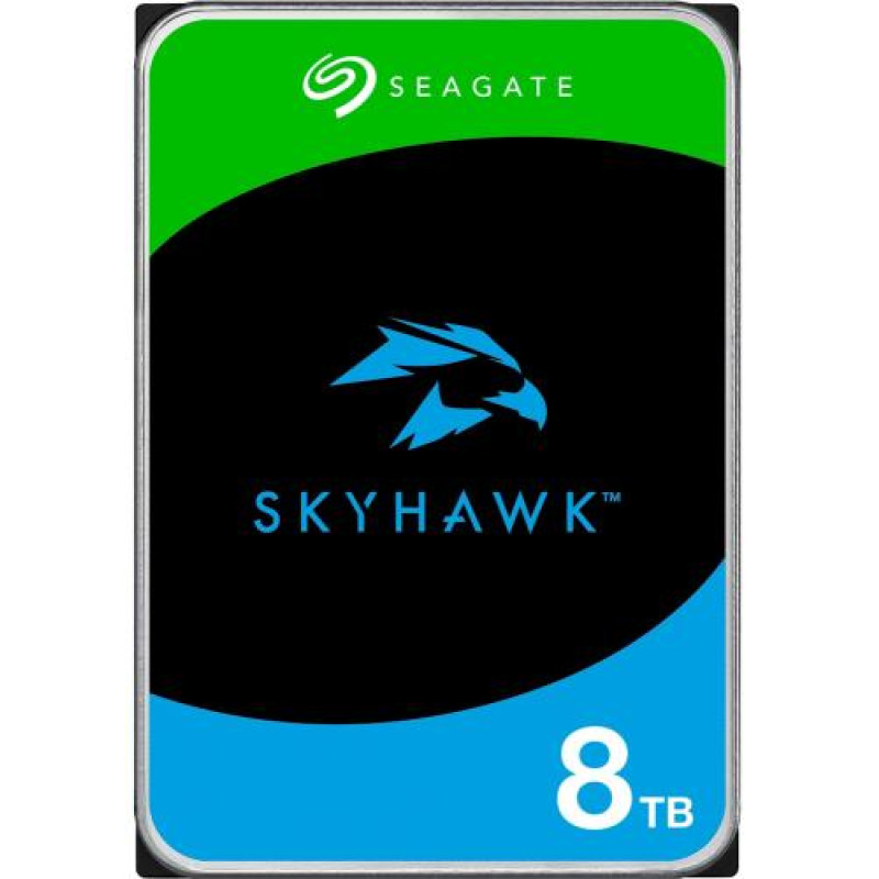 Жорсткий диск 3.5" 8Tb Seagate SkyHawk, SATA3, 256Mb, 5400 rpm (ST8000VX010)