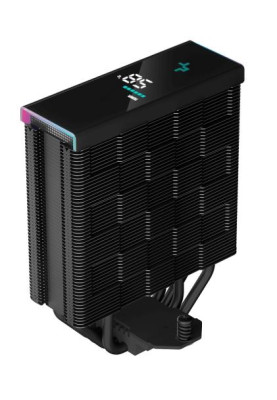 Кулер для процесора Deepcool AK400 DIGITAL, Black, алюміній, 1x120 мм, LCD екран, для Intel 115x/1200/1700, AMD AMx/FMx (R-AK400-BKADMN-G)