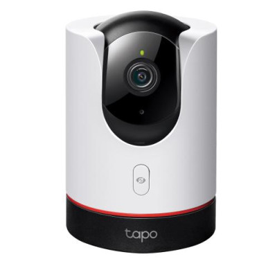 IP камера TP-Link Tapo C225, White/Black, 3 Мп (2304x1296/15 fps), 1/3" CMOS, H.264/G.711, f/1.6, f=4 мм, WiFi (2.4 GHz), день/ніч, ІЧ-підсвічування 940 нм до 9 м, двосторонній аудіозв'язок, microSD, iOS 10+ / Android 5.0+