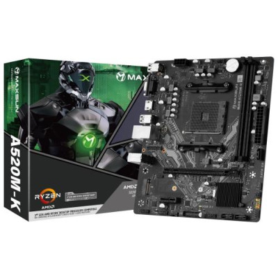 Мат.плата AM4 (A520) Maxsun Challenger A520M-K, A520, 2xDDR4, Int.Video(CPU), 3xSATA3, 1xM.2 4.0, PCI-E 16x 3.0, PCI-E 1x 3.0, ALC897, RTL8111H, 2xUSB3.2/4xUSB2.0, DP/HDMI, Micro ATX (MS-Challenger A520M-K)