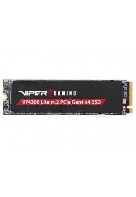 Твердотільний накопичувач SSD 1Tb, Patriot Viper VP4300 Lite, PCI-E 4.0x4, M.2 2280, 3D TLC, 7400/6400 МБ/с (VP4300L1TBM28H)