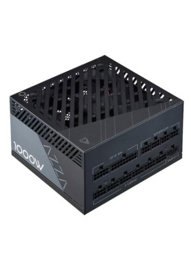 Блок живлення 1000 Вт, AZZA, Black, модульний, 80+ Platinum, 12 см, 4xMolex / 12xSATA / 4x6+2-pin / 1x16-pin / 1x20+4-pin / 2x4+4-pin, захист UVP/OVP/OPP/OCP/SCP/OTP/AFC/SIP (PSAZ-1000P)