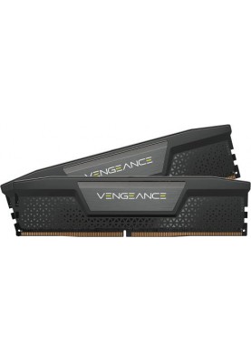 Пам'ять 16Gb x 2 (32Gb Kit) DDR5, 6000 MHz, Corsair Vengeance, Black, 36-44-44-96, 1.4V, з радіатором (CMK32GX5M2E6000C36)