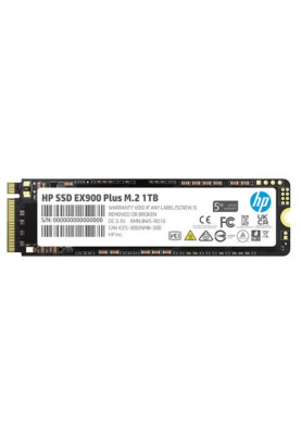 Твердотільний накопичувач SSD 1Tb, HP EX900 Plus, PCI-E 3.0 x4, M.2 2280, 3D TLC, 3300/2700 МБ/с (35M34AA)