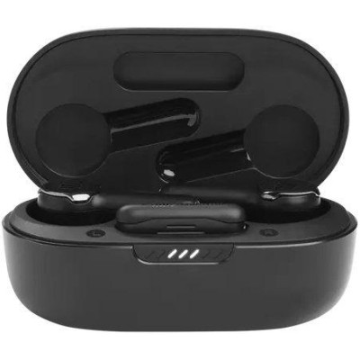 Навушники JBL Quantum TWS, Black, Bluetooth, мікрофон, чохол з функцією заряджання, технологія "Pure Bass" (JBLQUANTUMTWSBLK)