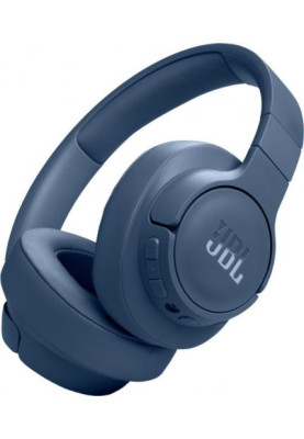 Навушники бездротові JBL Tune 770NC, Blue, Bluetooth, мікрофон, акумулятор 690 mAh, технологія "Pure Bass", кнопки на чашках навушників, швидка зарядка (JBLT770NCBLU)