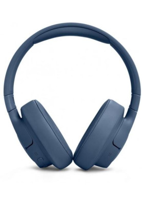 Навушники бездротові JBL Tune 770NC, Blue, Bluetooth, мікрофон, акумулятор 690 mAh, технологія "Pure Bass", кнопки на чашках навушників, швидка зарядка (JBLT770NCBLU)