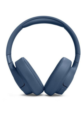 Навушники бездротові JBL Tune 770NC, Blue, Bluetooth, мікрофон, акумулятор 690 mAh, технологія "Pure Bass", кнопки на чашках навушників, швидка зарядка (JBLT770NCBLU)