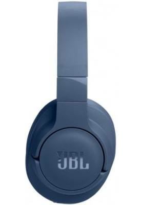 Навушники бездротові JBL Tune 770NC, Blue, Bluetooth, мікрофон, акумулятор 690 mAh, технологія "Pure Bass", кнопки на чашках навушників, швидка зарядка (JBLT770NCBLU)