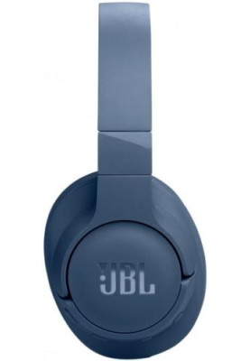 Навушники бездротові JBL Tune 770NC, Blue, Bluetooth, мікрофон, акумулятор 690 mAh, технологія "Pure Bass", кнопки на чашках навушників, швидка зарядка (JBLT770NCBLU)