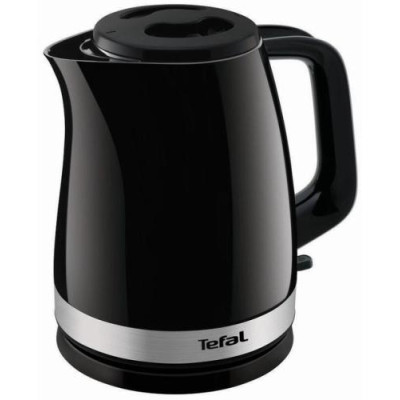 Електрочайник Tefal KO150F30, Black, 2400W, 1.7л, дисковий, корпус з нерж сталі, світловий індикатор