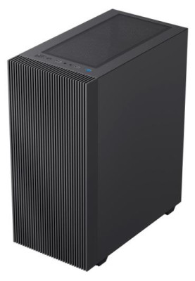 Корпус GameMax Edge Black, без БЖ, Mini Tower, Micro ATX / Mini ITX, 1xUSB 3.0, 2xUSB 2.0, 1x120 мм LED ARGB, 380x200х450 мм